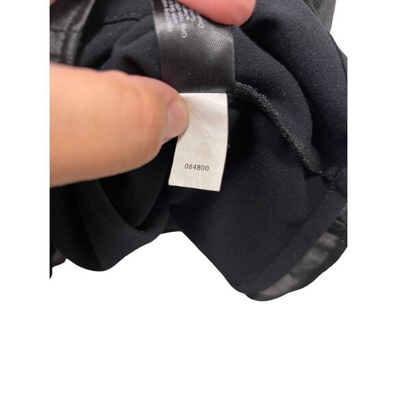 Lane Bryant Black Faux Leather Strapless Bustier Top Peplum size 20 - Picture 4 of 7